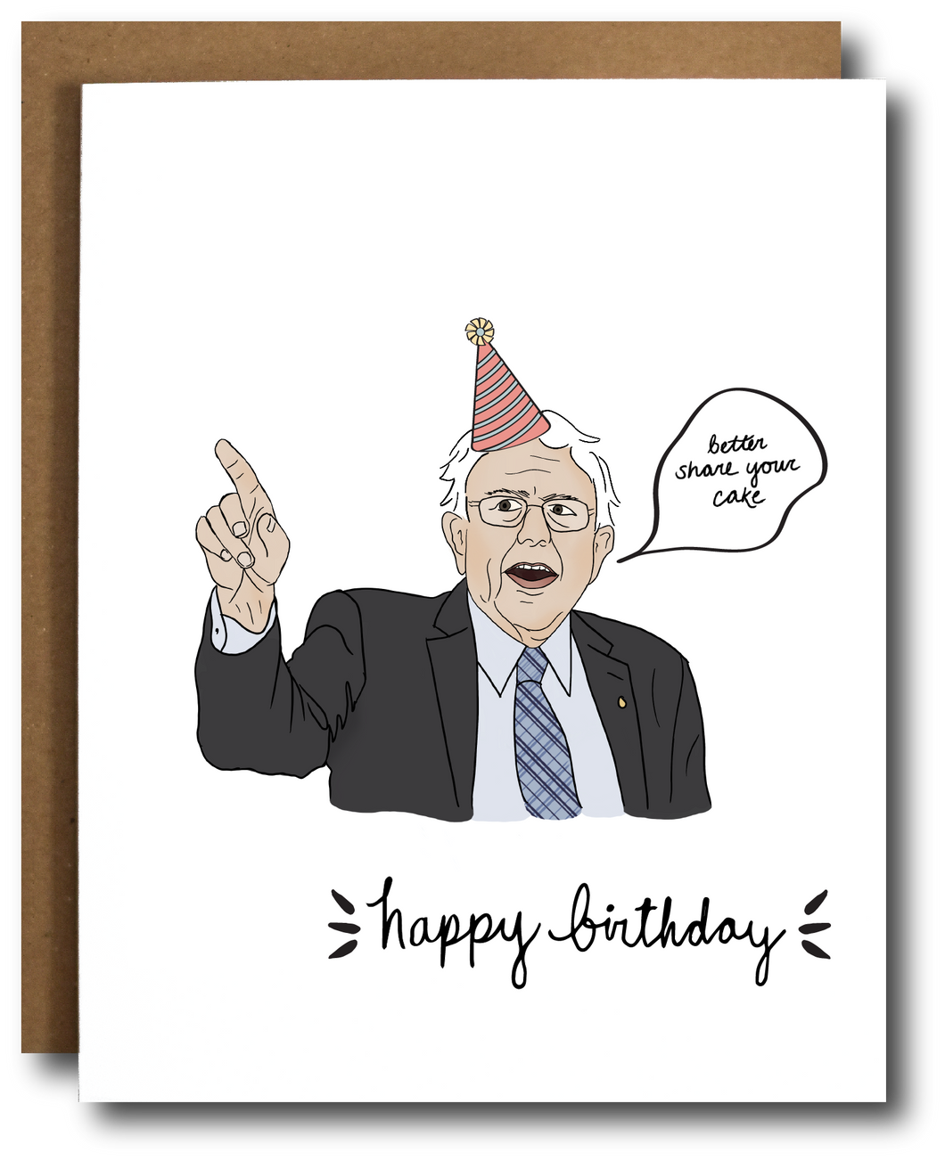 Bernie Sanders Birthday Card – The Card Bureau